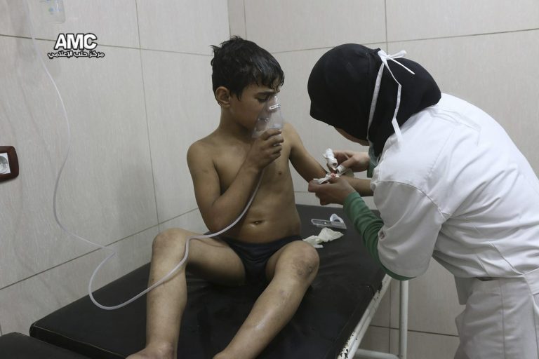 Urgent care for many was disrupted by the blasts. (Aleppo Media Center via AP, File)