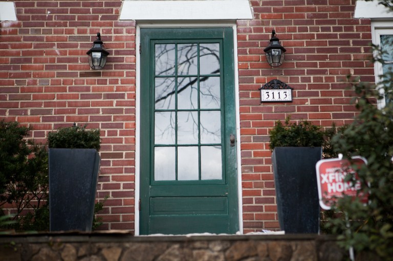 A glass door in a home in NW Washington D.C., Tuesday, March 26th, 2013  (Photo Graeme Jennings/Examiner)