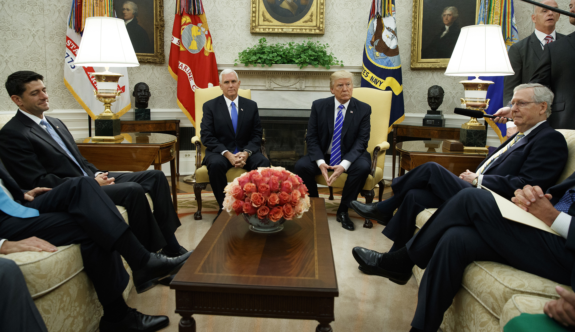 Republican leaders ‘visibly annoyed’ after Ivanka Trump enters Oval Office during debt ceiling talks