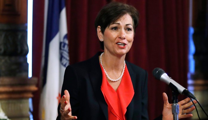 Iowa Gov. Kim Reynolds.