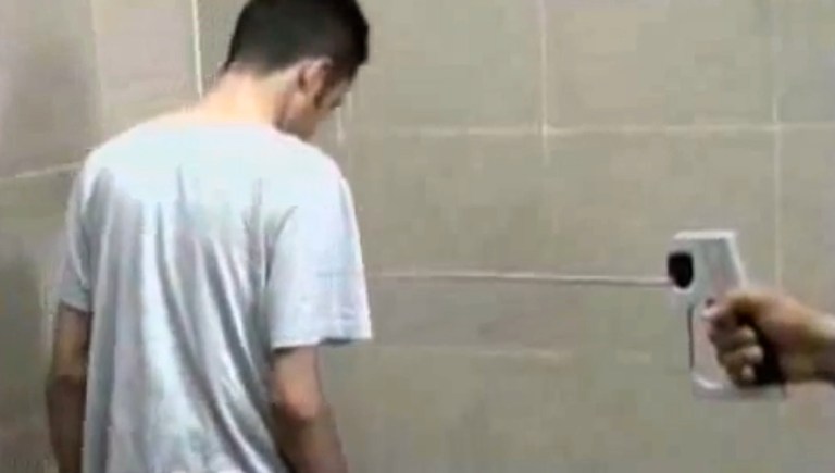 This image made from undated video broadcast on Egyptian State Television on Tuesday, Feb. 25, 2014 shows a device that the Egyptian army claims will detect and cure AIDS and Hepatitis. Egypt's military is facing embarrassment after unveiling a so-called 