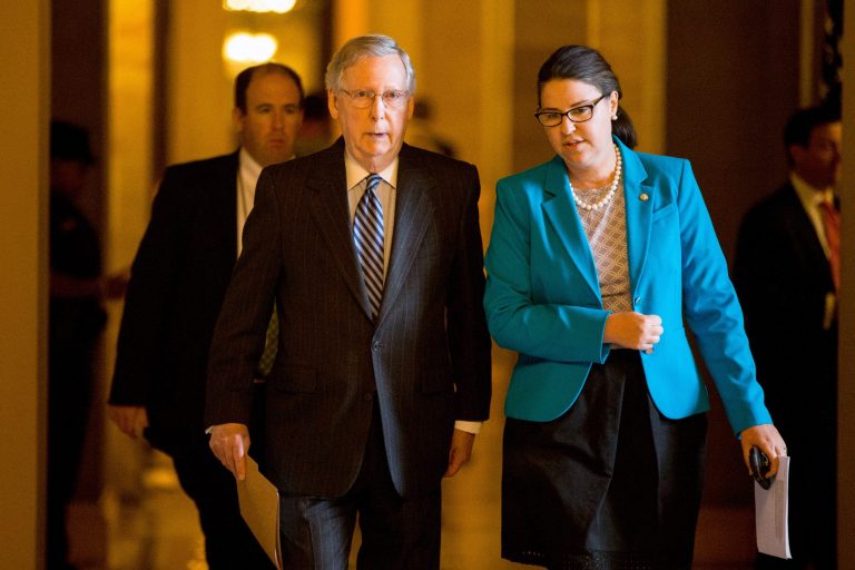 Senate Majority Leader Mitch McConnell appears likely to move next week to end debate on the bill and stop the flood of Republican amendments that could upset the fragile bipartisan compromise. (AP Photo)Â 