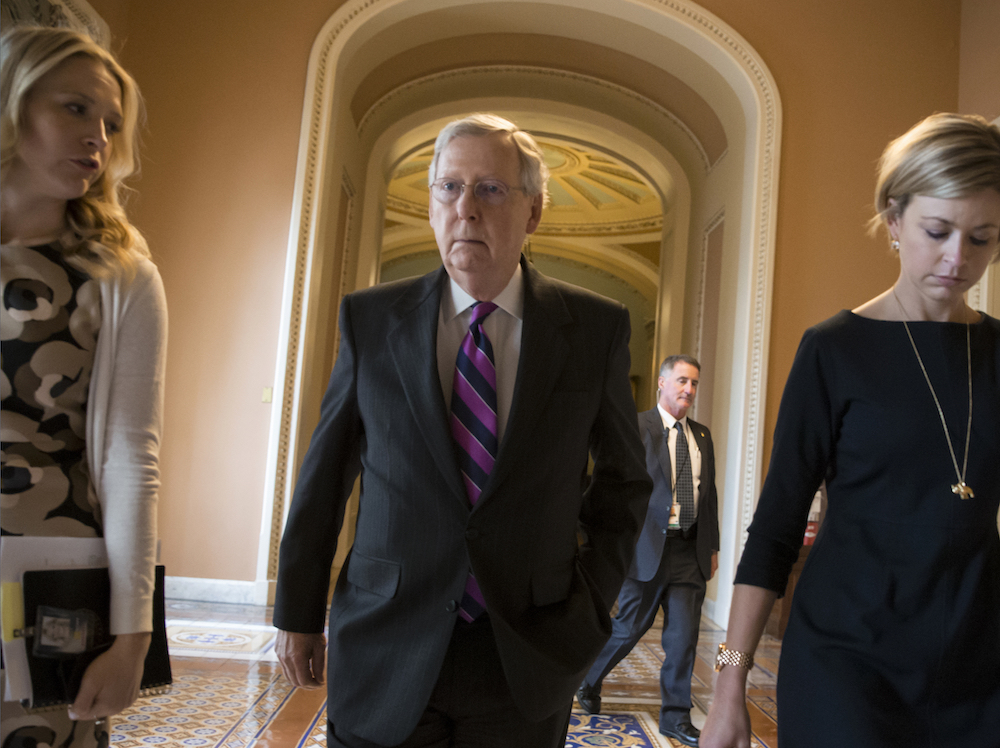McConnell advising Senate candidates to be scarce at GOP convention
