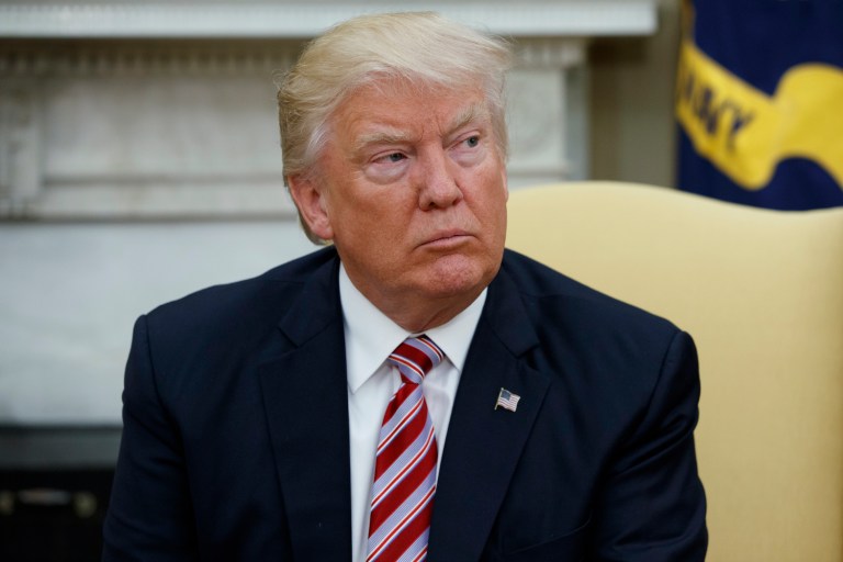If Trump is to protect the Middle East from Iran, he needs a strategy. (AP Photo/Evan Vucci)