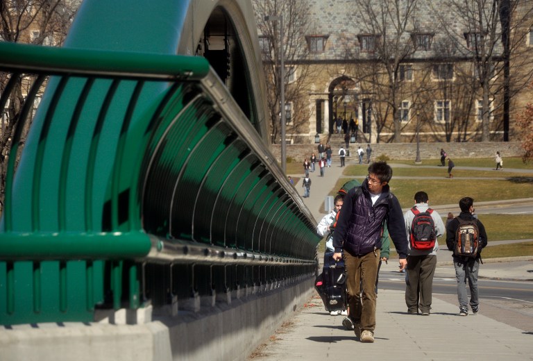 Yet another example of a school railroading an accused student. (AP Photo/Heather Ainsworth)
