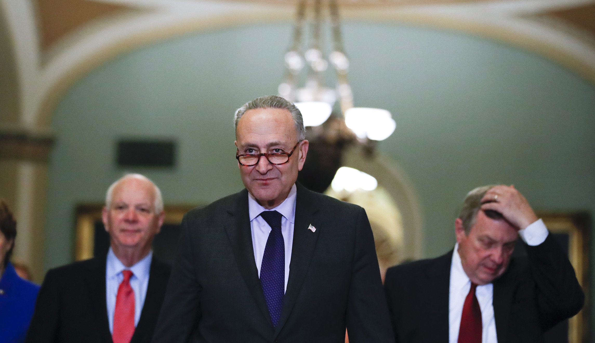 Chuck Schumer: Skipping Trump’s meeting helped Democrats