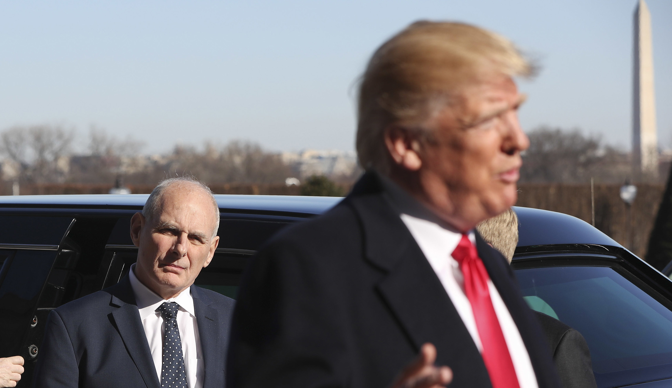 White House denies tension between Trump, John Kelly