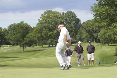 Kevin Dunleavy/The Washington Examiner
Local favorite Fred Funk shot a 145 on Monday at the U.S. Open Sectional at Woodmont Country Club in Rockville.