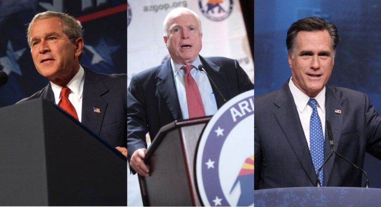 The Last Three GOP Nominees Oppose Trump