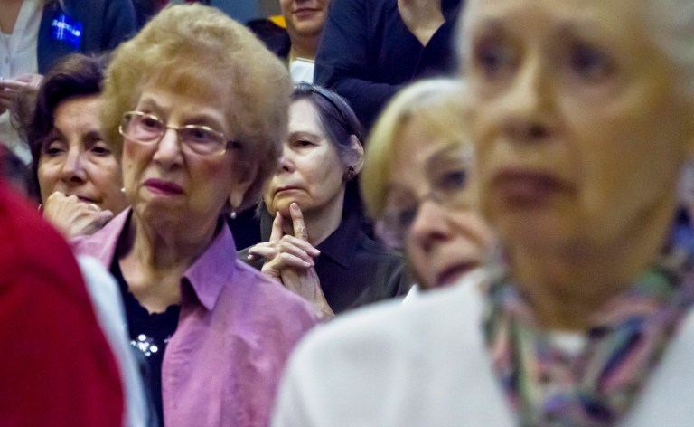 It is a little remembered fact that senior citizens were a very strong voting base for the Democrats for about 70 years, from the time of FDR's New Deal through the Clinton White House. (AP Photo/Bebeto Matthews)