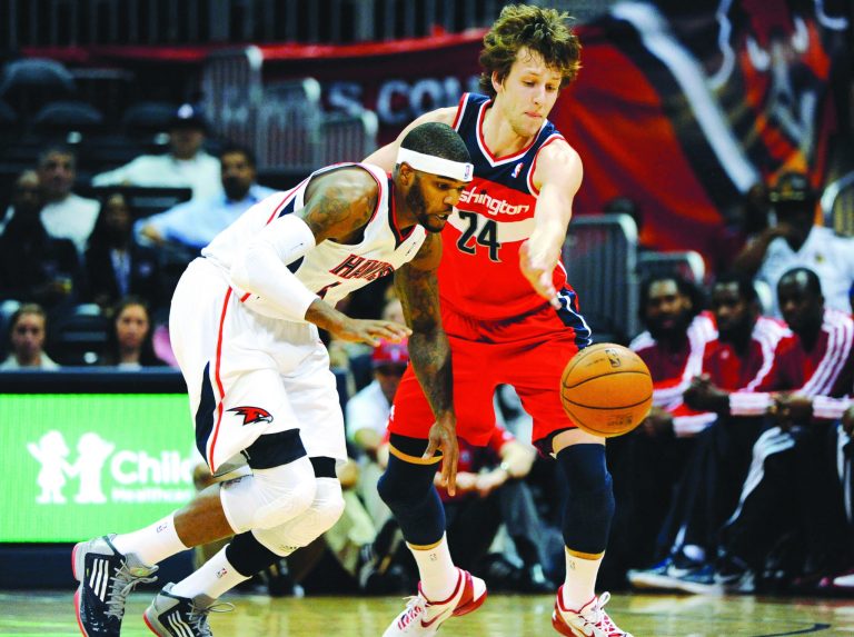 David Tulis/AP
Former sixth overall pick Jan Vesely has more fouls (30) than points (29) in his second season with the Wizards.