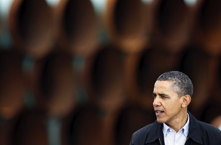 More than two dozen environmental and liberal groups wrote to Obama Tuesday warning him against making any deals on the Keystone XL pipeline just as House Republicans are insisting that they won't approve an increase in the nation's debt ceiling unless the pipeline is approved. (Getty Images File)