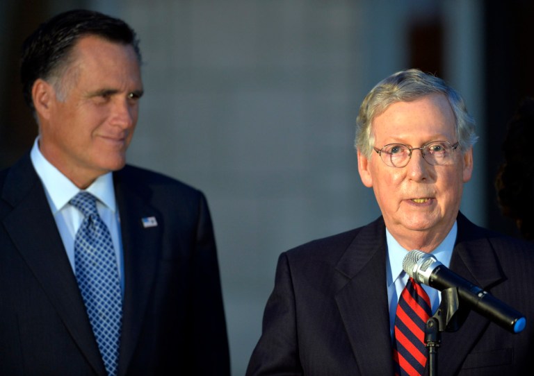McConnell says he will still back incumbent Orrin Hatch in Utah if he decides to run again. (AP Photo/Timothy D. Easley)