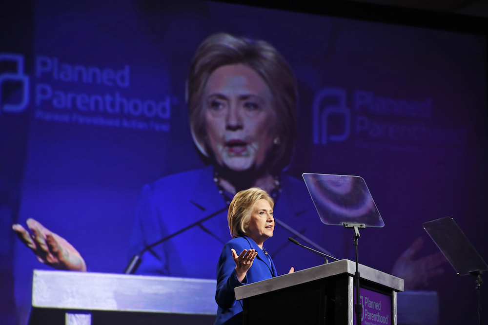 Clinton: Trump won’t ‘respect women’