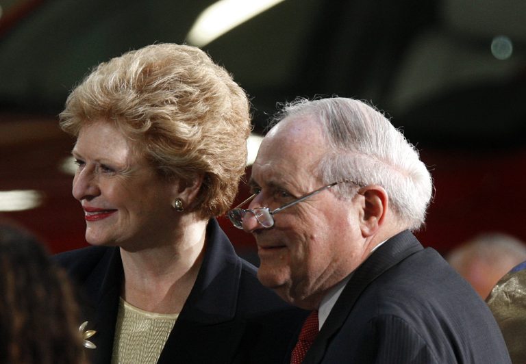 Sens. Debbie Stabenow , D-Mich., and Carl Levin D-Mich., contended that Detroit is actually on the upswing despite a historic bankruptcy and $18 billion in debt. (AP/Carlos Osorio)