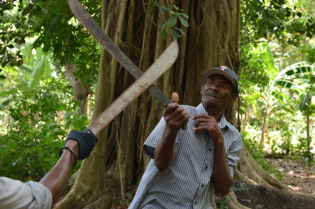 Grace, danger blend in Haiti’s machete fighting