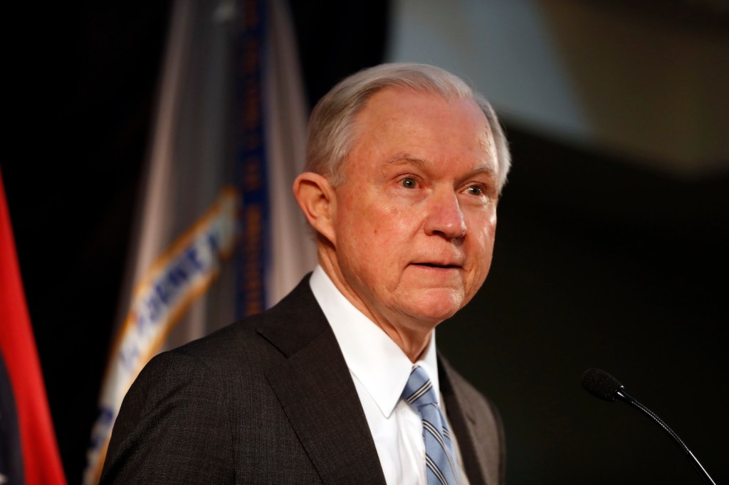 Sessions continues to push tough-on-crime message