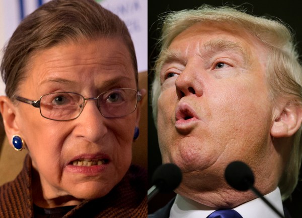 Newsrooms rule for GOP in Trump vs. Ginsburg