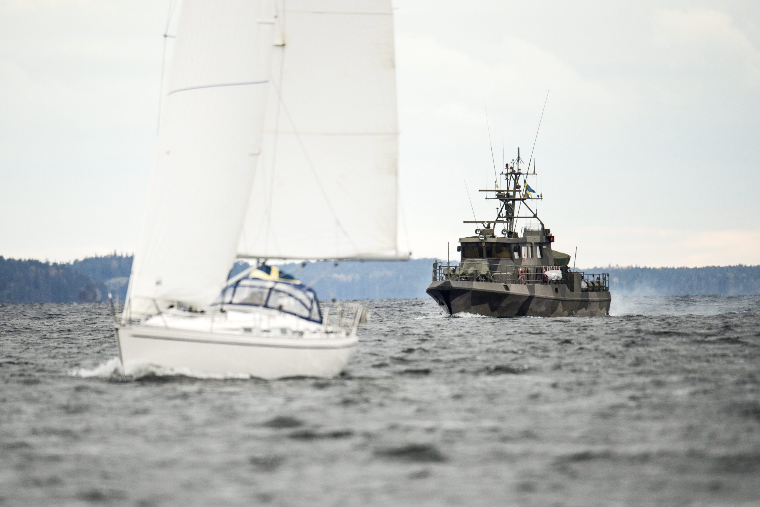 Sweden underwater activity search continues