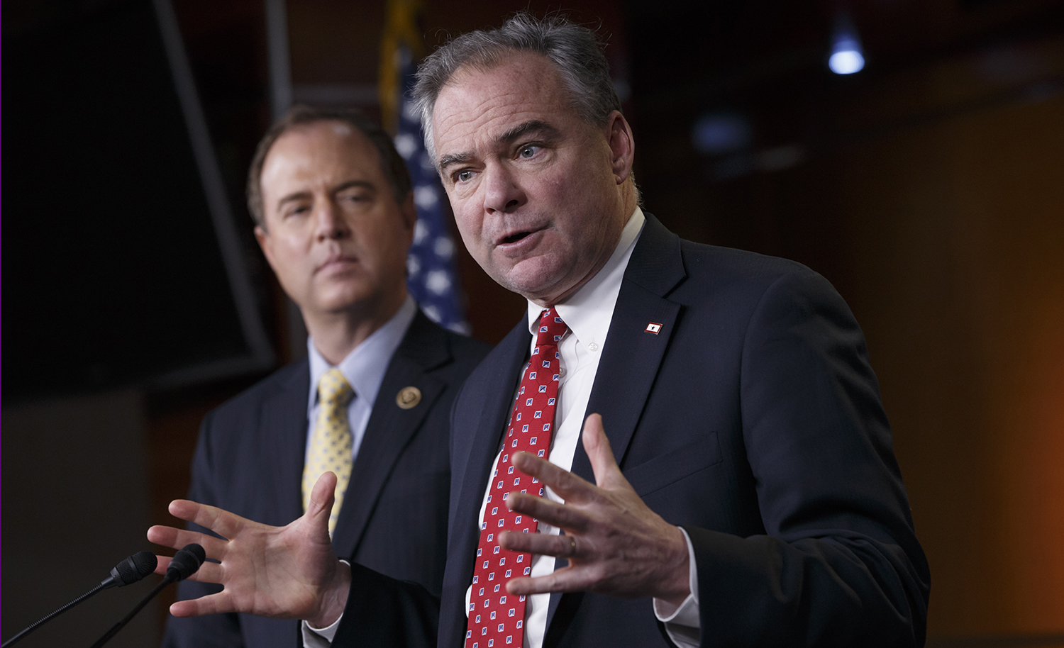 Kaine: ‘Not a coincidence’ Trump travel ban, Holocaust statement omitting Jews came on same day