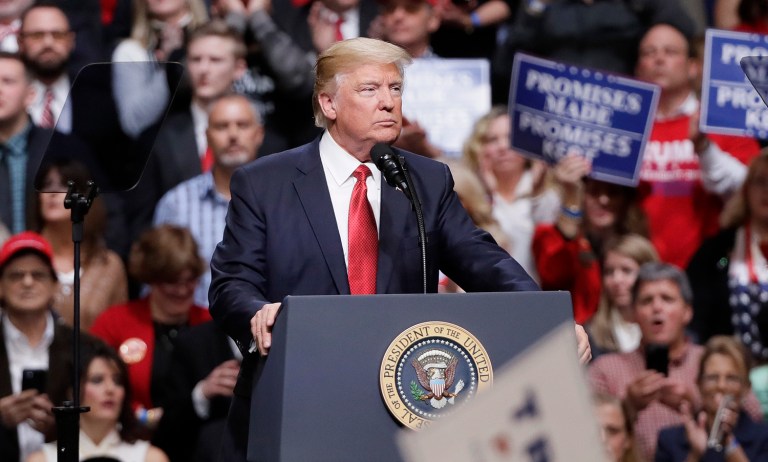 A federal judge in Maryland became the second one to block parts of President Trump's immigration order. (AP Photo/Mark Humphrey)