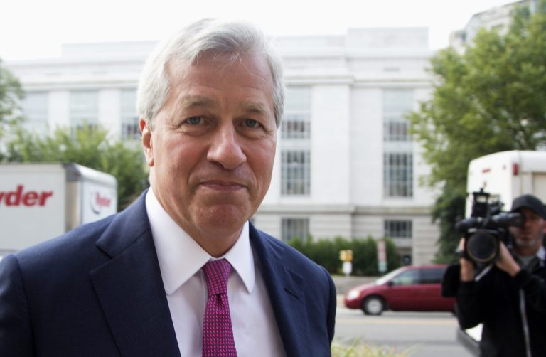 Dimon has been displaced from his traditional seat across from President Obama to the end of the table during White House meetings with financial institutions, according to the Wall Street Journal.ÃÂ (AP/Manuel Balce Ceneta)