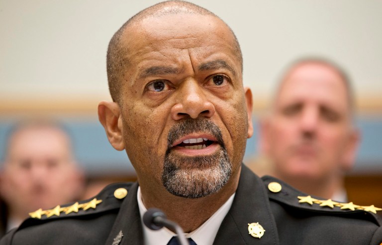 The person in charge of the Milwaukee County Jail is Sheriff David Clarke, who was thrust into the spotlight after speaking at the Republican National Convention this summer. (AP Photo/Jacquelyn Martin)
