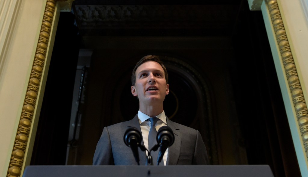 Jared Kushner speaks publicly for first time since joining administration