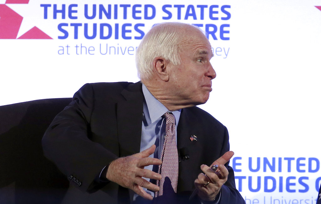 John McCain: America’s global standing was higher under Obama than Trump