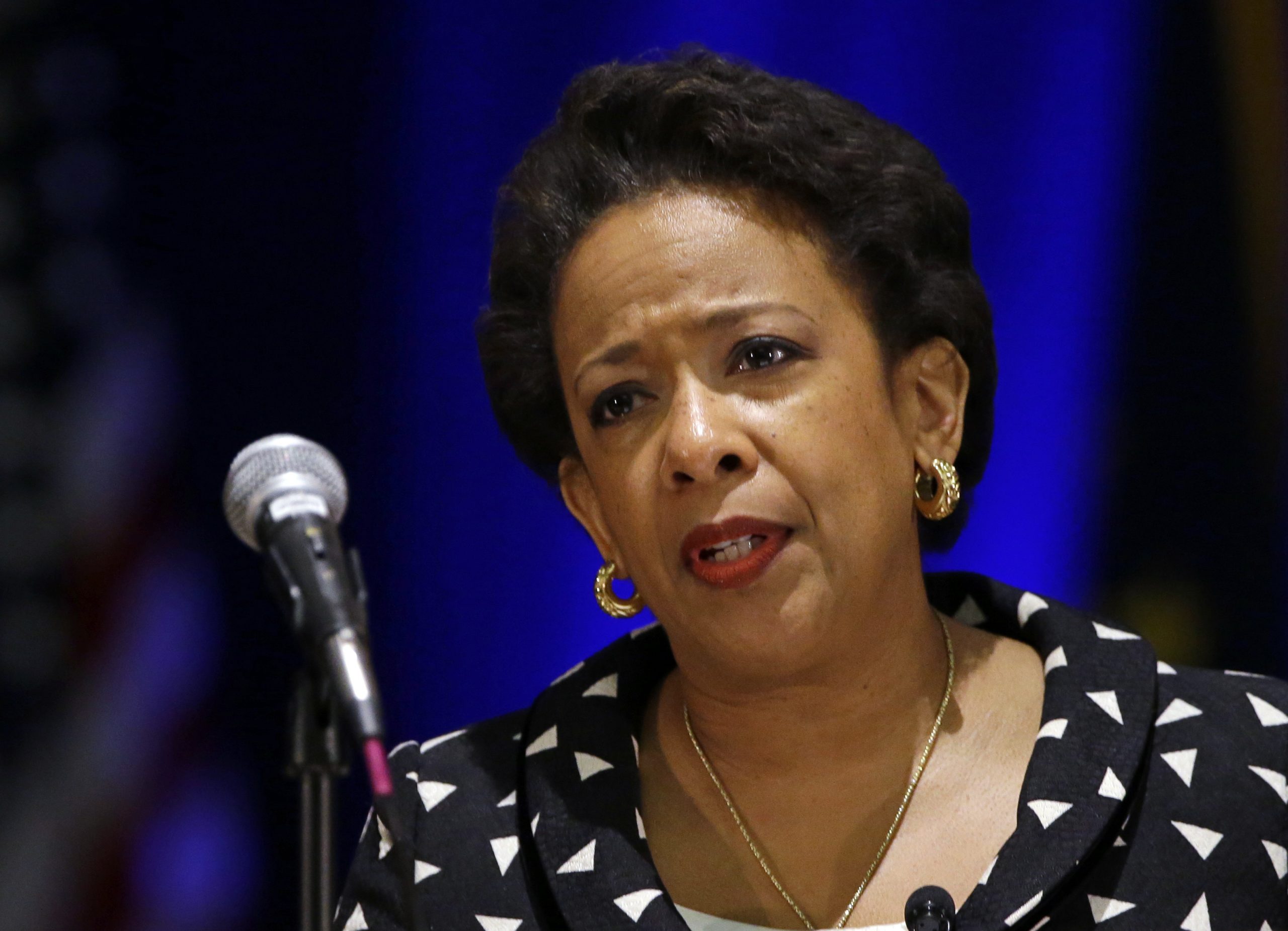 ‘Our hearts are broken’: Lynch condemns police shootings