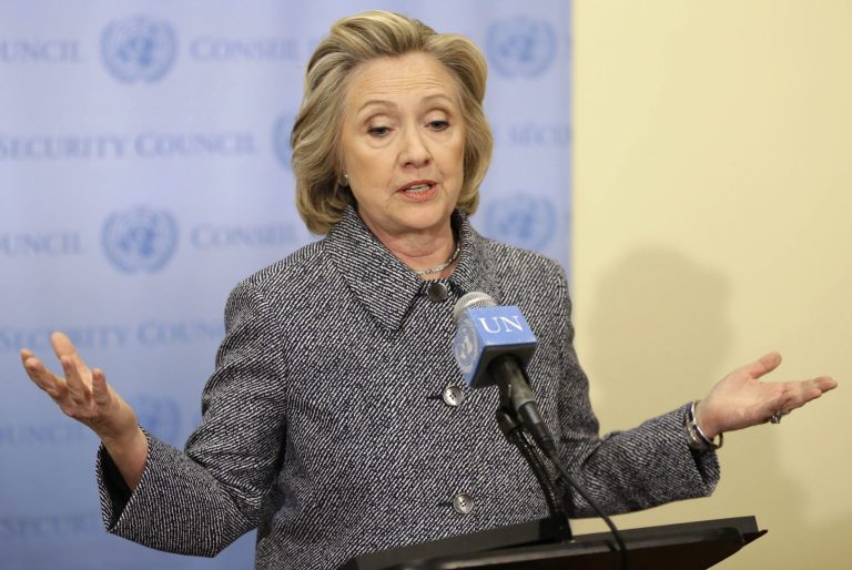 Hillary Clinton's email scandal eclipsed every other political controversy this year. (AP Photo/Seth Wenig)