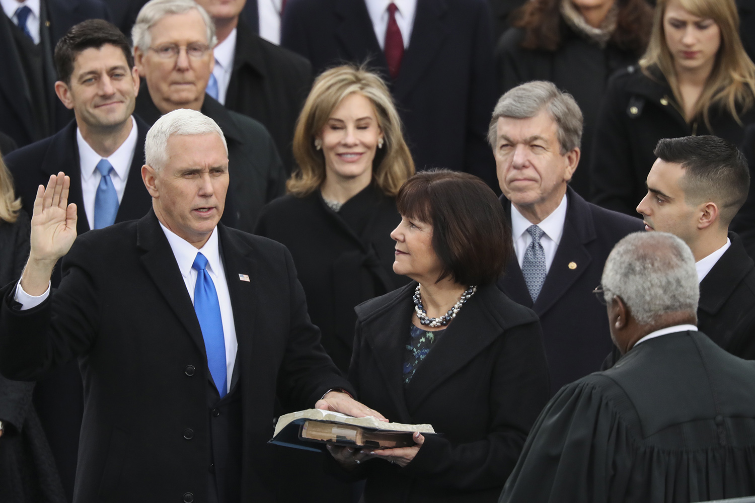 Mike Pence sworn in as vice president