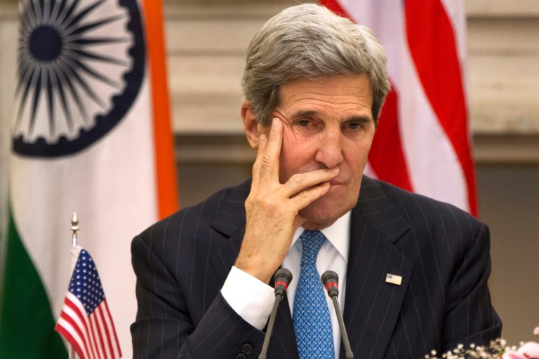 Jacquelyn Martin/AP
Secretary of State John Kerry said of NSA leaker Edward Snowden, 