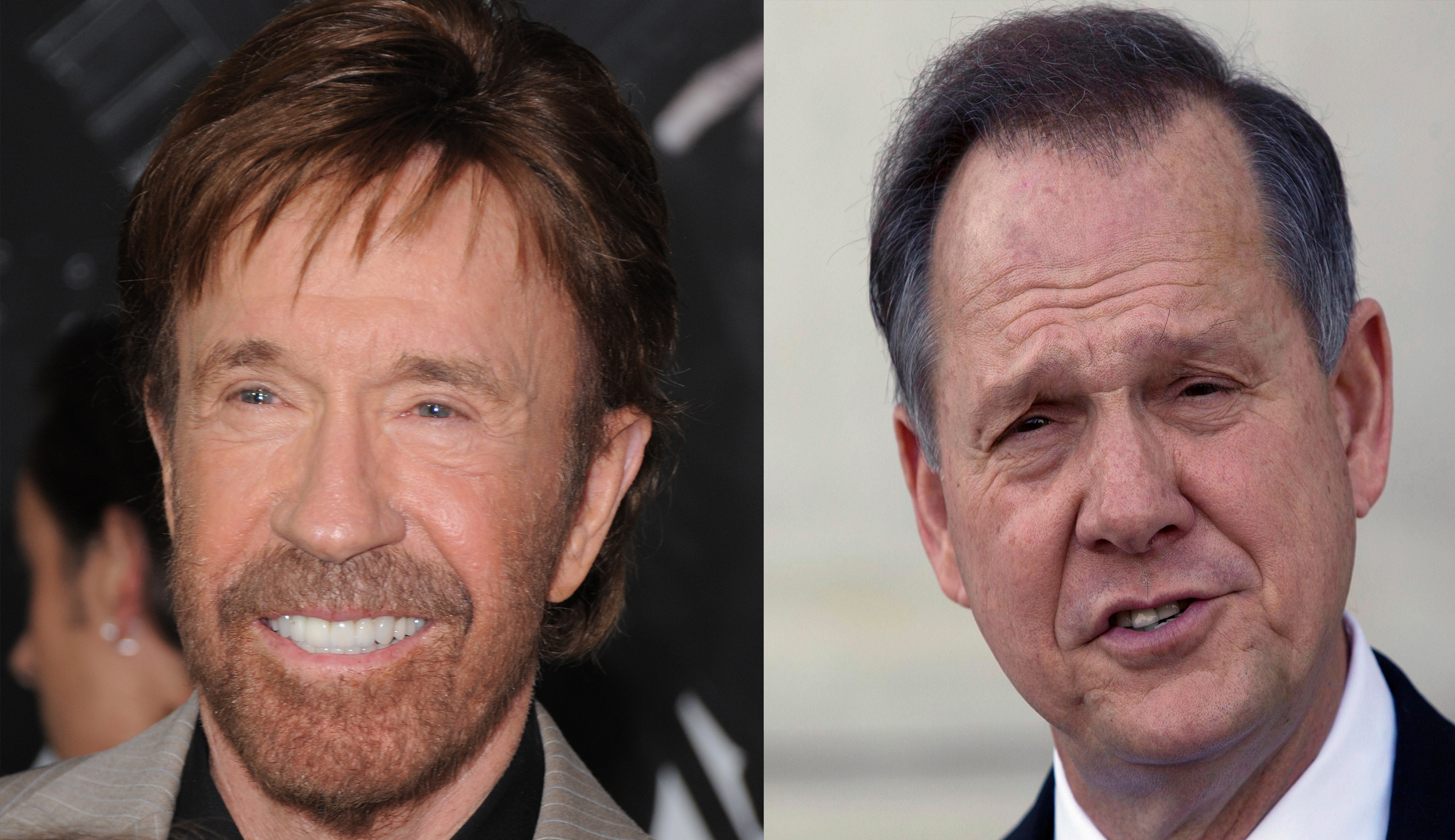 Chuck Norris endorses Ten Commandments Judge Roy Moore for Senate in Alabama special election