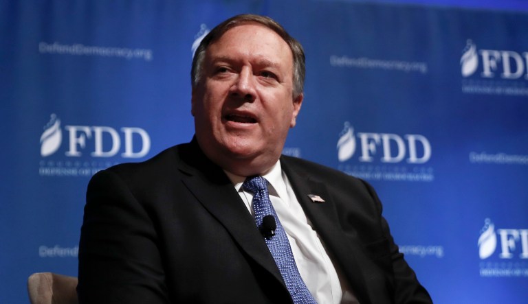 CIA Director Mike Pompeo said, 
