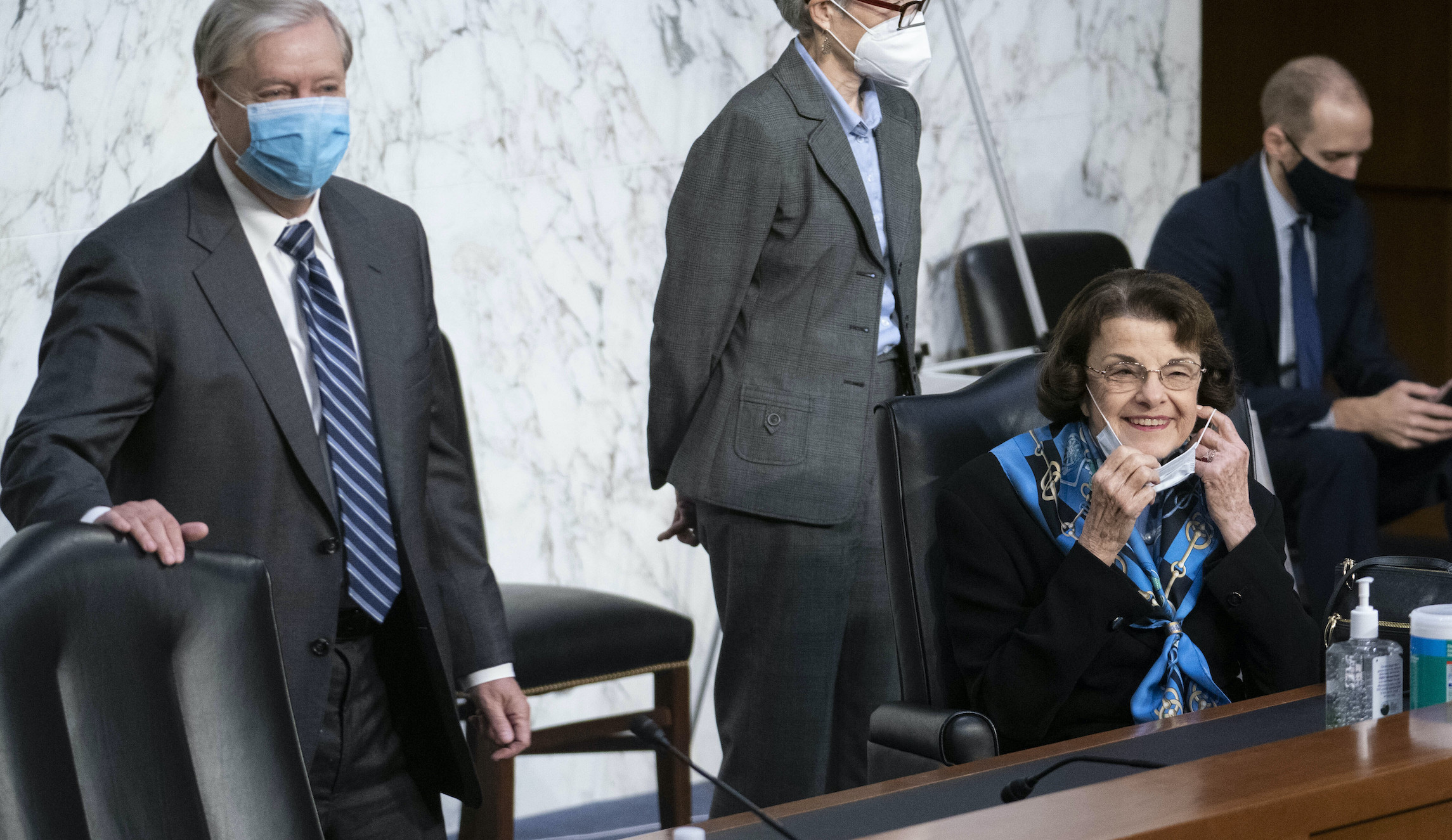 Democrats pressure Barrett on healthcare and GOP asks about court cameras