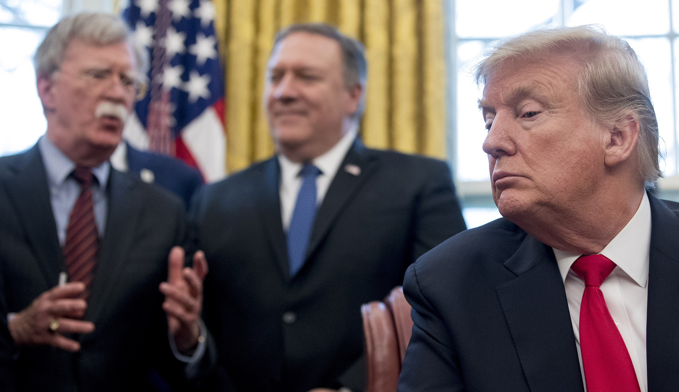 Trump should speak a lot less and carry a big stick