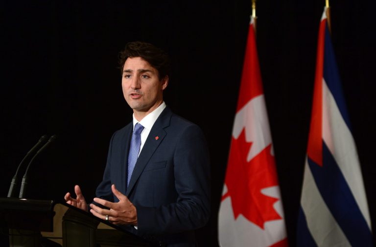 Candian prime minister offers 'deepest condolences' after death of Cuban dictator Fidel Castro. (Sean Kilpatrick/The Canadian Press via AP)