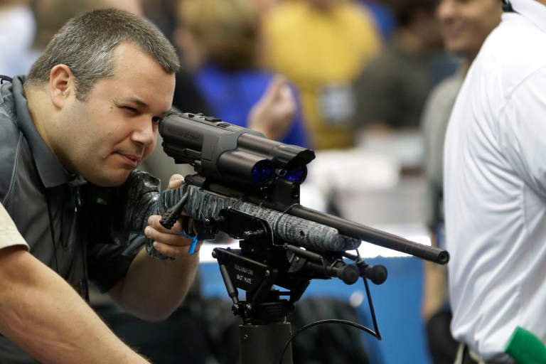 President Obama said the NRA has cowered lawmakers away from passing gun-safety legislation. (AP Photo/AJ Mast)