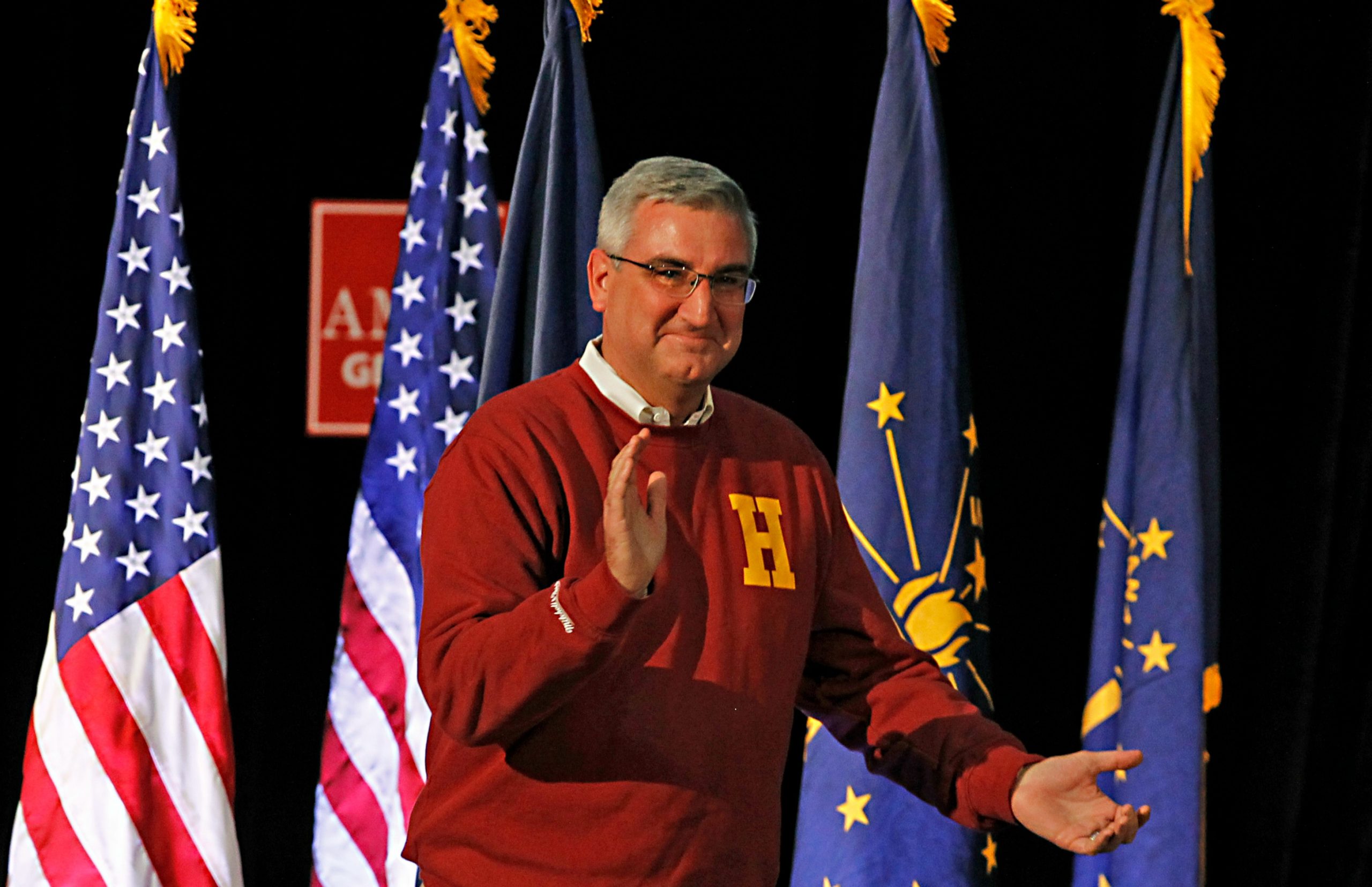 Eric Holcomb wins Ind. gubernatorial race, succeeding Pence