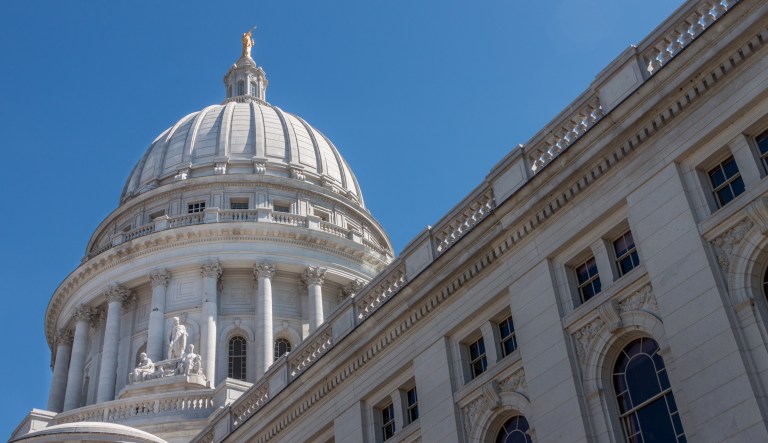 Completed in 1917, the Wisconsin Capitol was not the first building to serve as home to the state legislature. It wasn't even the second, third, or fourth. (iStock)
