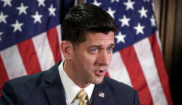Ryan said Congress will work with the Trump administration 