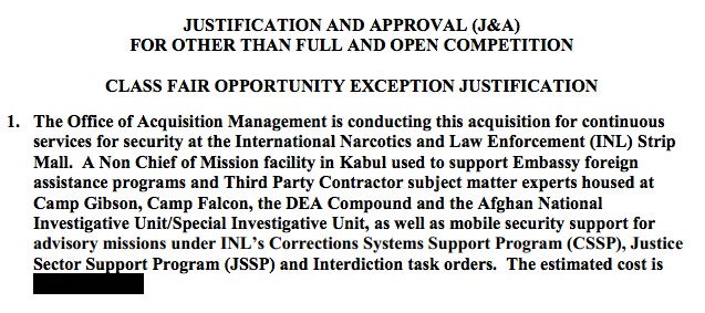 $30M Contract Awarded for Security at State Department Anti-Narcotics ‘Strip Mall’ Facility