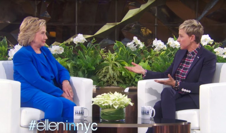 Clinton is making an effort to reconnect with women voters by appearing on 