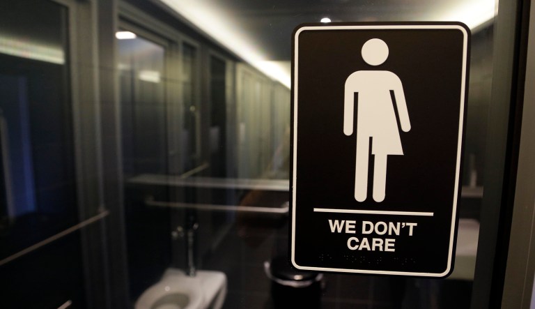 Pennsylvania's taxpayer dollars went to a few kids and their parents who are trying to impose gender entitlements of the minority onto the majority, and they're literally making Pennsylvanians pay for it. (AP Photo/Gerry Broome)
