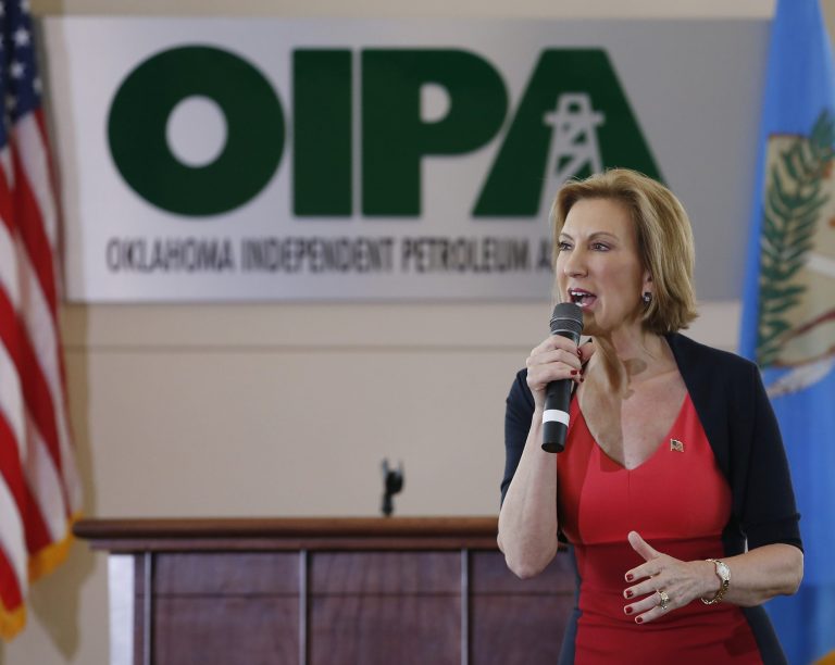 A spokesperson for Republican presidential candidate Carly Fiorina, says the candidate is not accepting paid speaking engagements.Â (AP Photo/Sue Ogrocki)