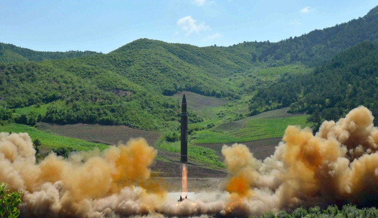 The North tested what it claims was a miniaturized hydrogen bomb capable of fitting atop an intercontinental ballistic missile. Observers have estimated the explosion was about six times more powerful than the North's previous test as it seeks to acquire nuclear weapons capable of striking major American cities. (Korean Central News Agency/Korea News Service via AP, File)