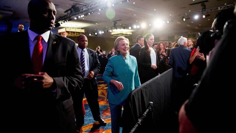 Members of the press have donated a boatload of cash to Hillary Clinton's 2016 presidential campaign, according to a new report from the Center for Public Integrity. (AP Photo/Andrew Harnik)