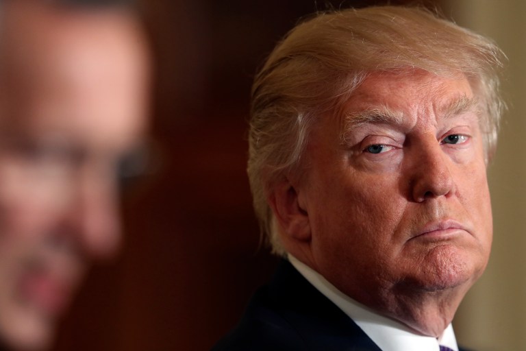 With few legislative accomplishments to tout at the end of the 100-day period, Trump's team has worked during recess on a potential healthcare deal. (AP Photo/Andrew Harnik)