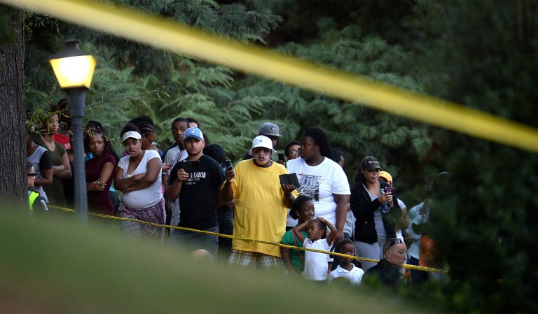 Protesters in Charlotte want officials to release video of the events surrounding Keith Lamont Scott's Tuesday death as soon as possible. (Jeff Siner/The Charlotte Observer via AP)